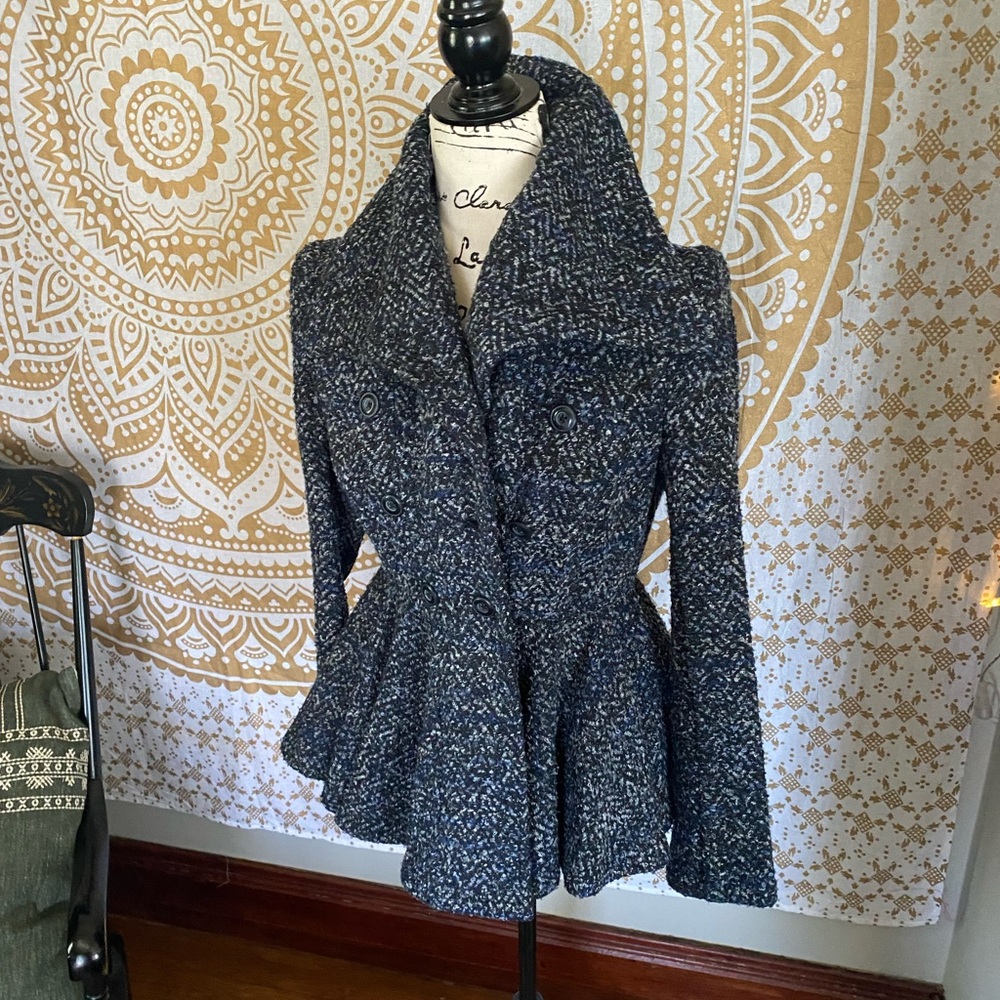 Free People Peplum Coat